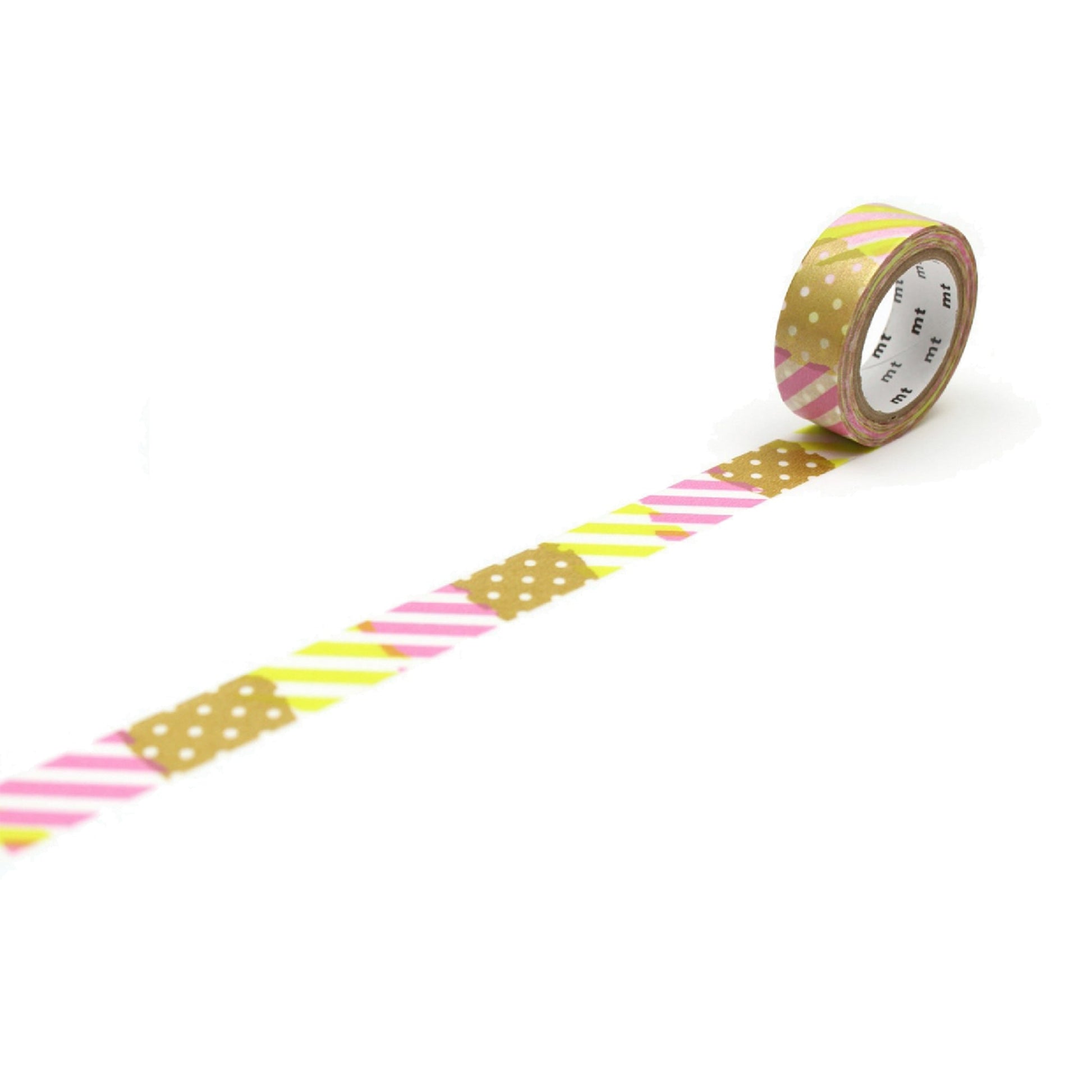 MT Basic Washi Tape - Patchwork I [15mm Width] - Washi Tapes