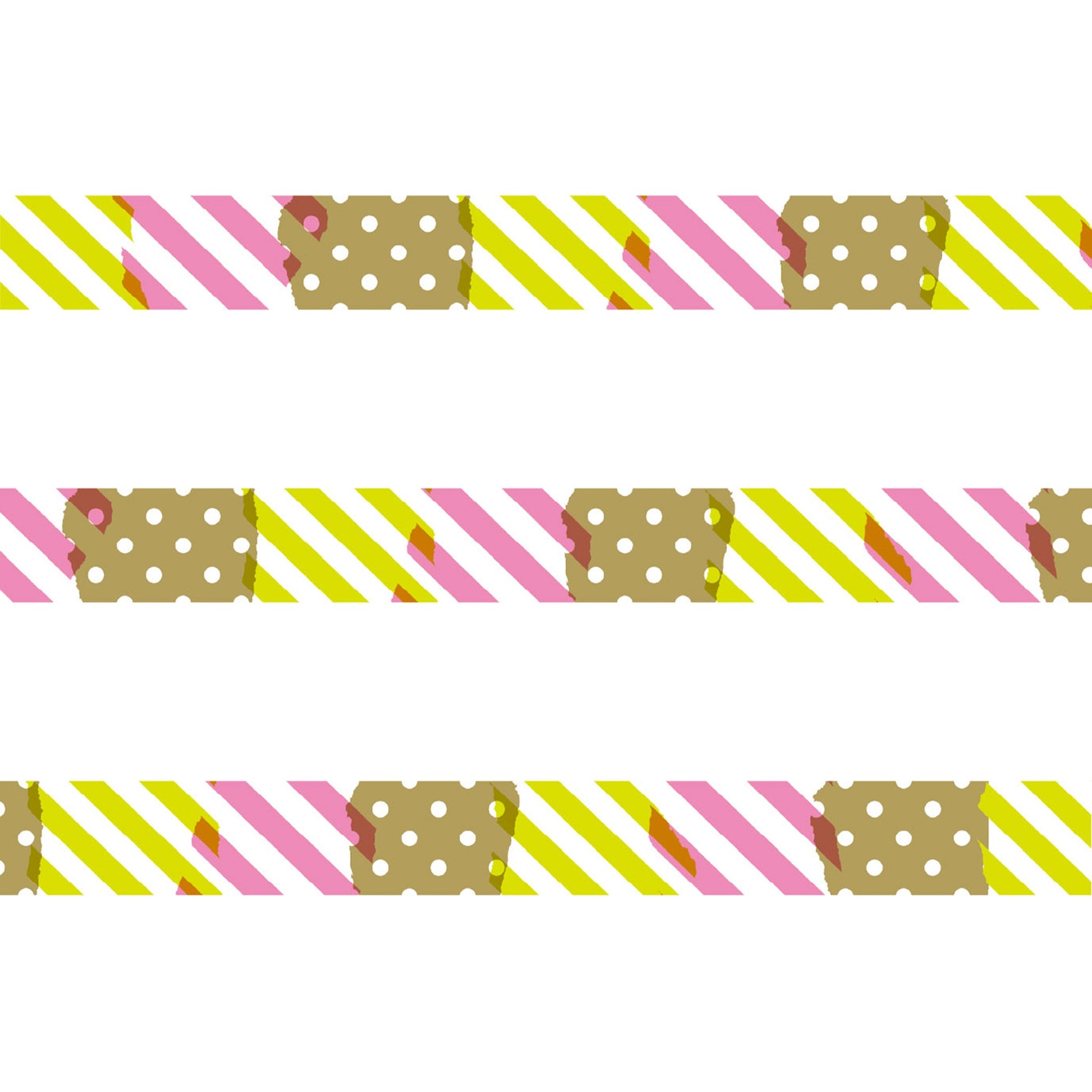 MT Basic Washi Tape - Patchwork I [15mm Width] - Washi Tapes