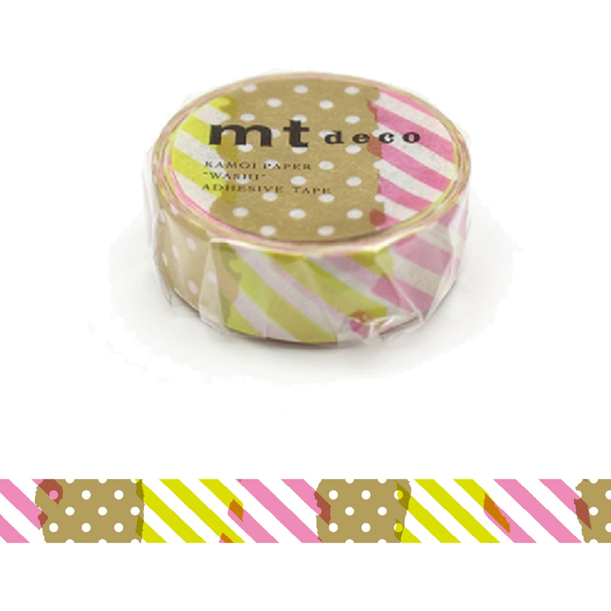 MT Basic Washi Tape - Patchwork I [15mm Width] - Washi Tapes