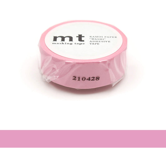 mt basic Washi Tape - Rose Pink [15mm] - Washi Tapes