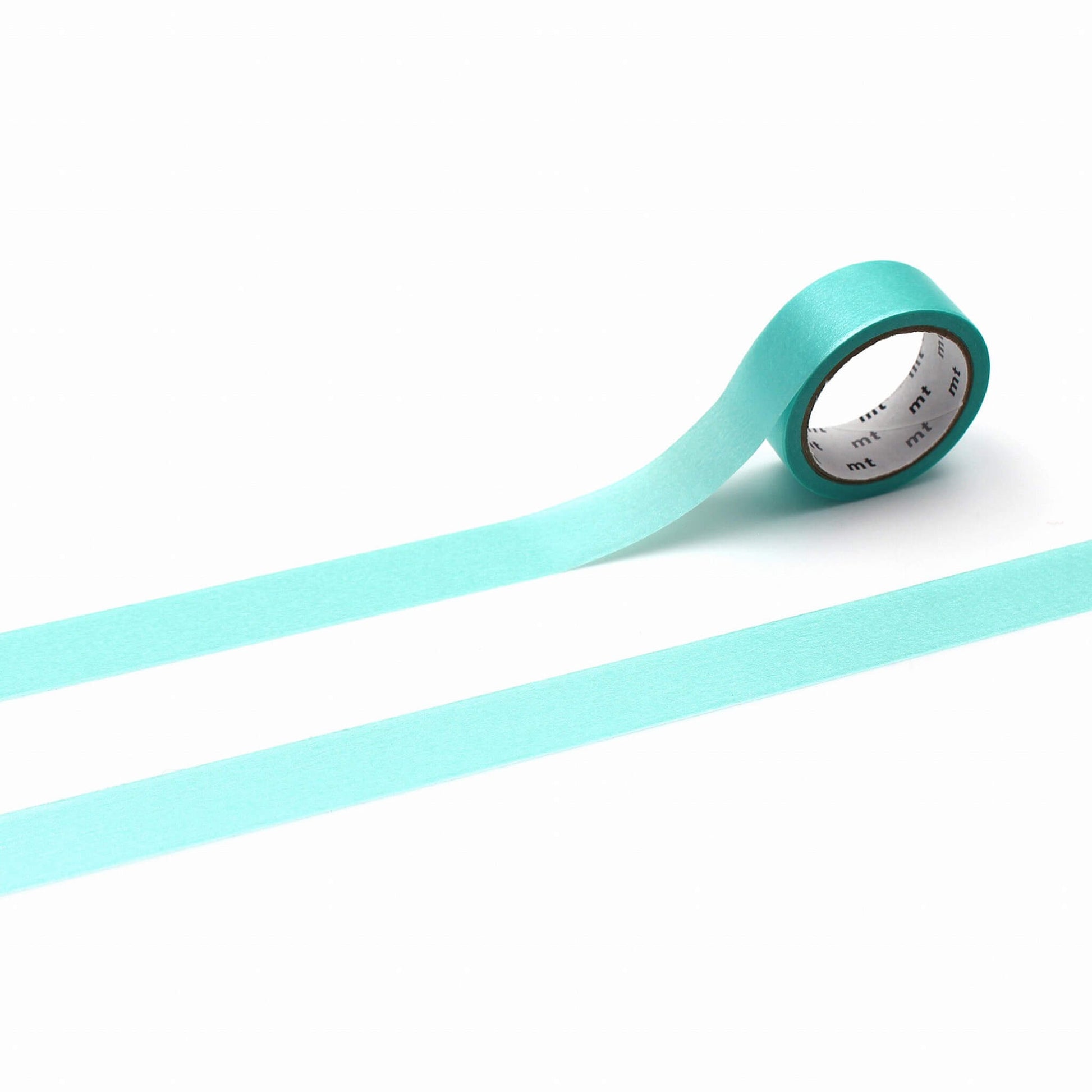 mt basic Washi Tape - Silky Green [15mm] - Washi Tapes