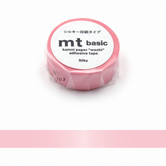 mt basic Washi Tape - Silky Pink [15mm] - Washi Tapes