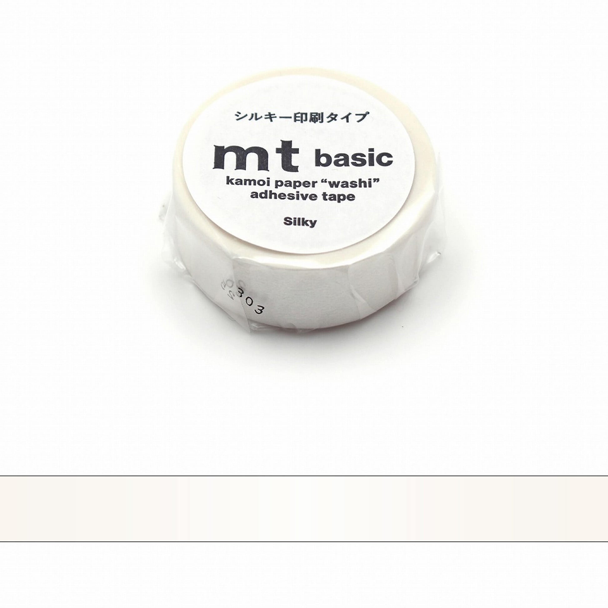 mt basic Washi Tape - Silky White [15mm] - Washi Tapes