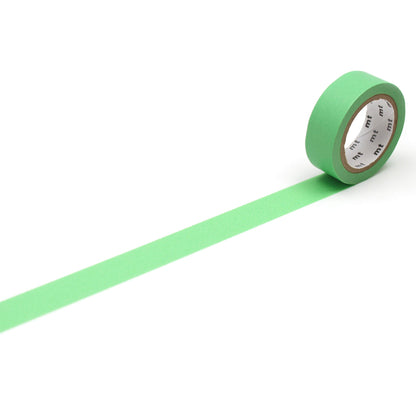 mt basic Washi Tape - Wakamidori (Light Green) [15mm] - Washi Tapes