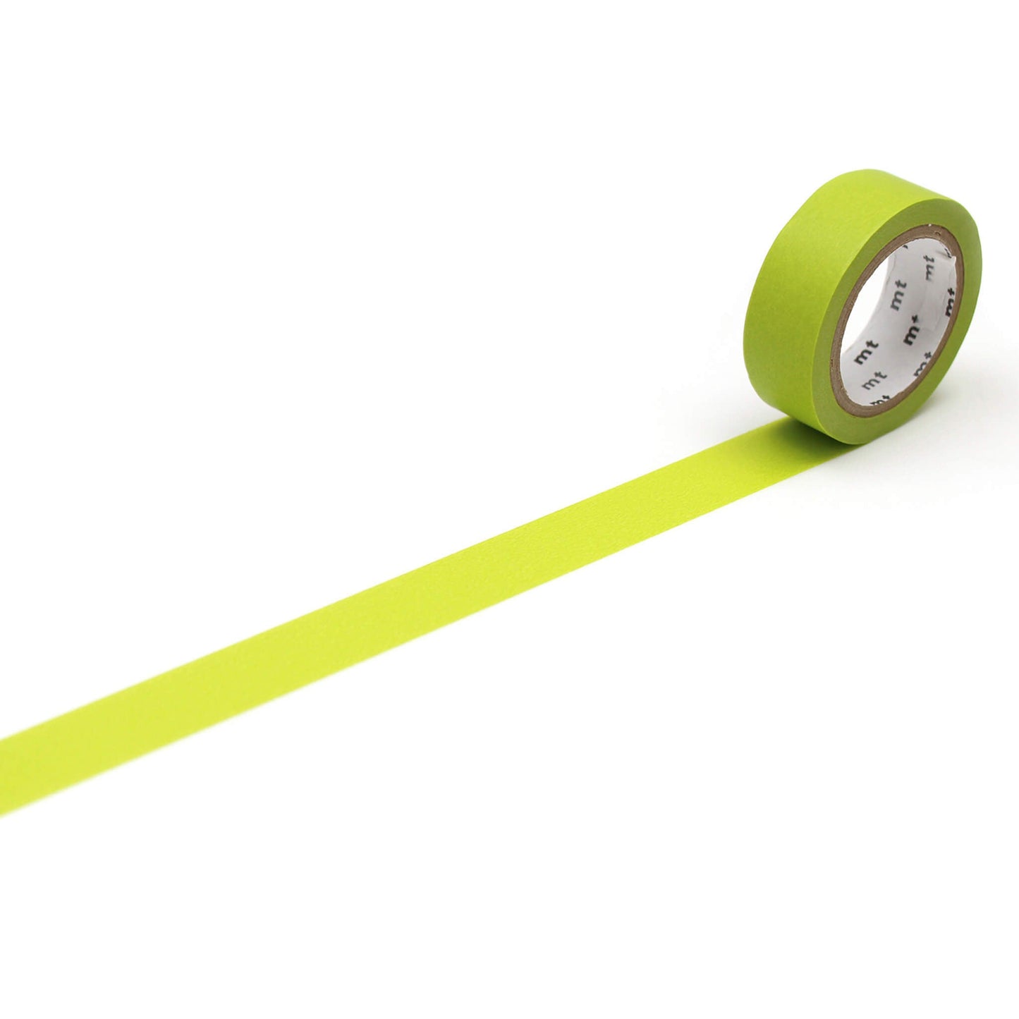 mt basic Washi Tape - Wakanae (Yellow Green) [15mm] - Washi Tapes