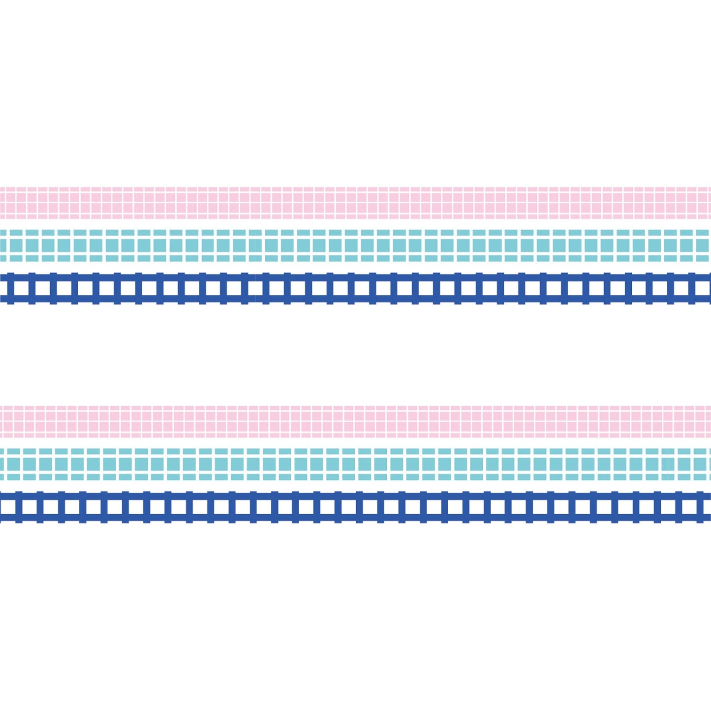 MT Deco Slim Washi Tape 3 - pc Pack - Grid [6mm Width] - Washi Tapes