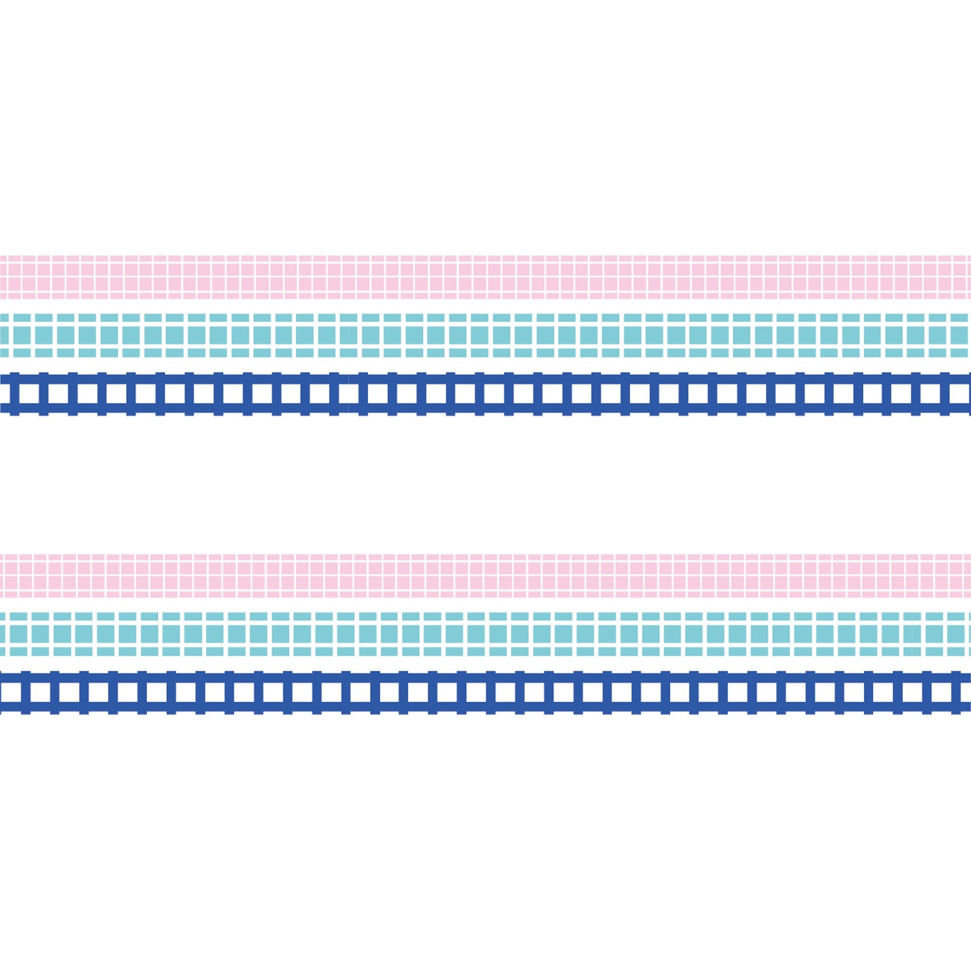 MT Deco Slim Washi Tape 3 - pc Pack - Grid [6mm Width] - Washi Tapes