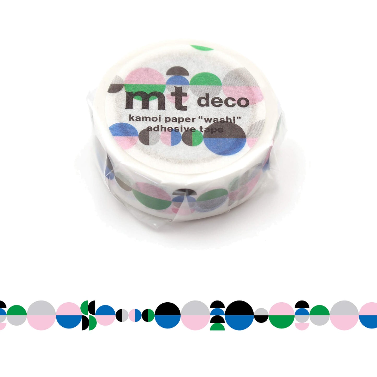 MT Deco Washi Tape 2024 Spring & Summer Collection - Half Circle - Washi Tapes