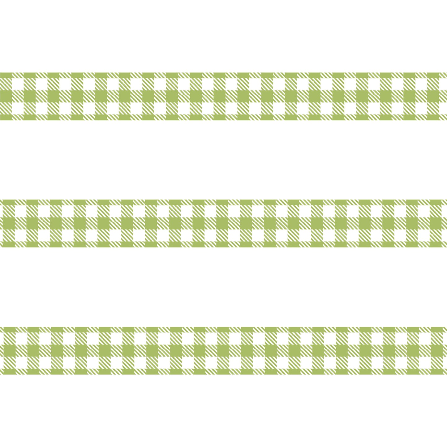 MT Deco Washi Tape 2024 Spring & Summer Collection - Striped Gingham Check Lgith Moss Green - Washi Tapes