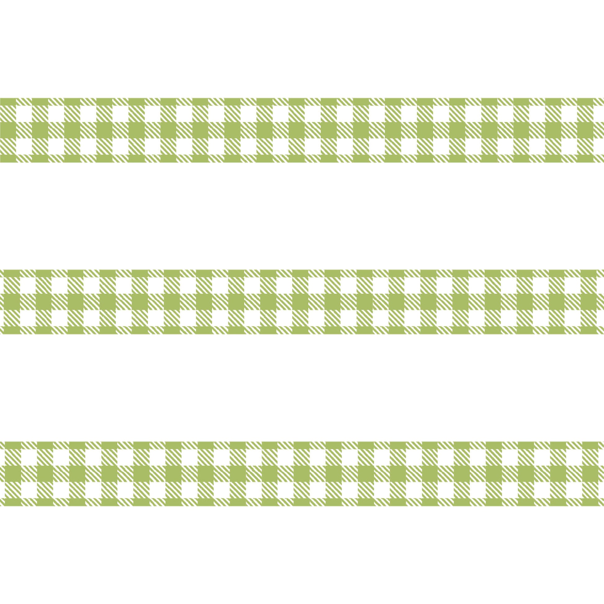 MT Deco Washi Tape 2024 Spring & Summer Collection - Striped Gingham Check Lgith Moss Green - Washi Tapes