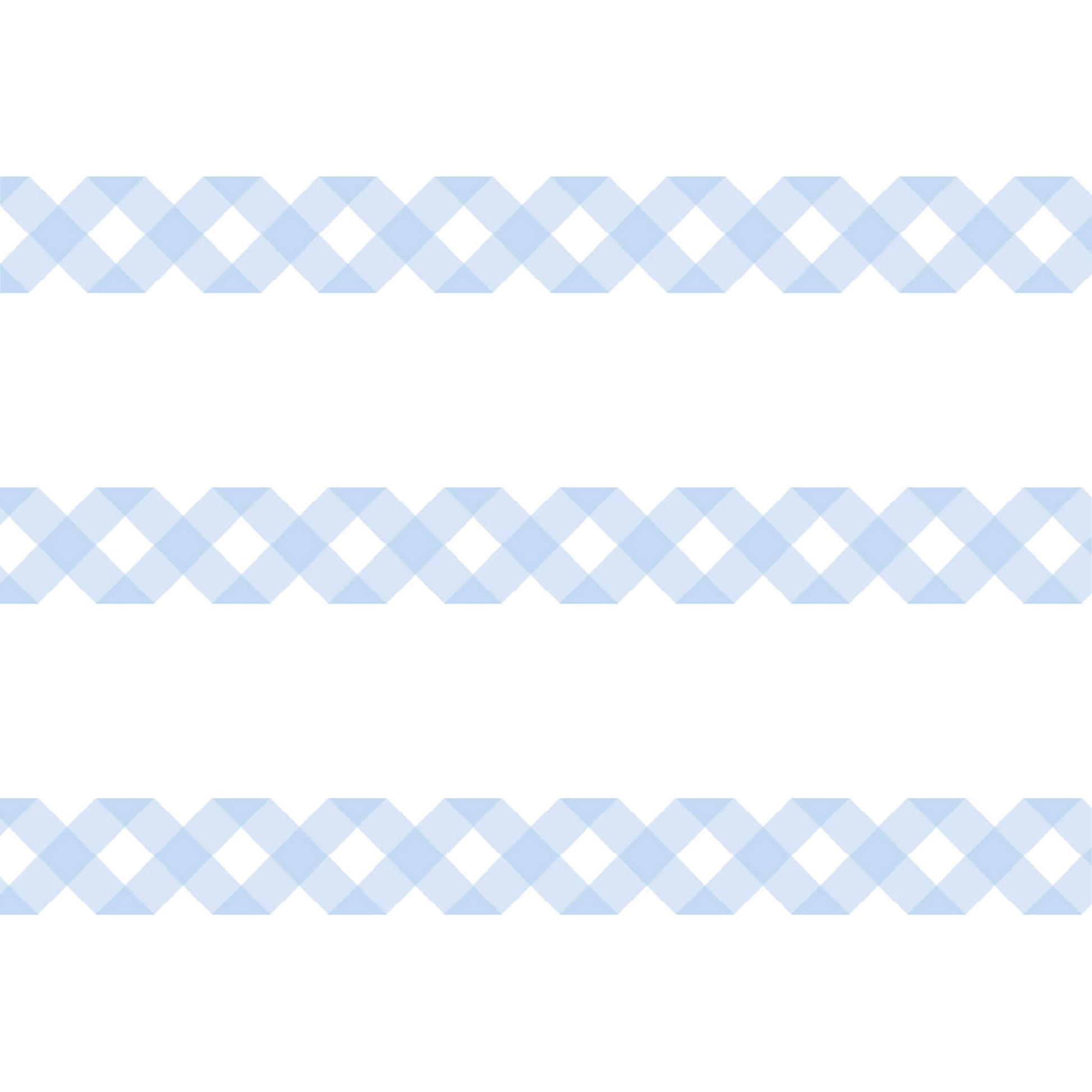 MT Deco Washi Tape 2024 Spring & Summer Collection - Wide Gingham Check Pastel Ultramarine - Washi Tapes