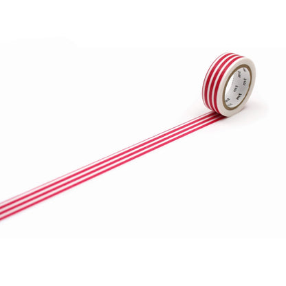 mt deco Washi Tape - Border - Framboise [15mm] - Washi Tapes