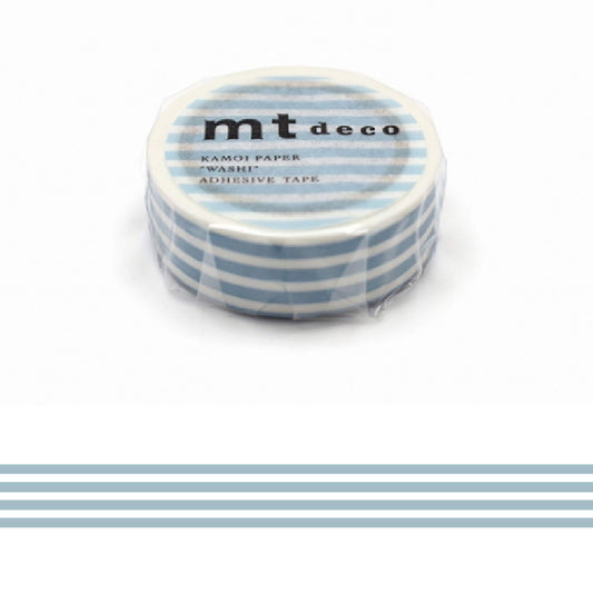 mt deco Washi Tape - Border - Ice [15mm] - Washi Tapes