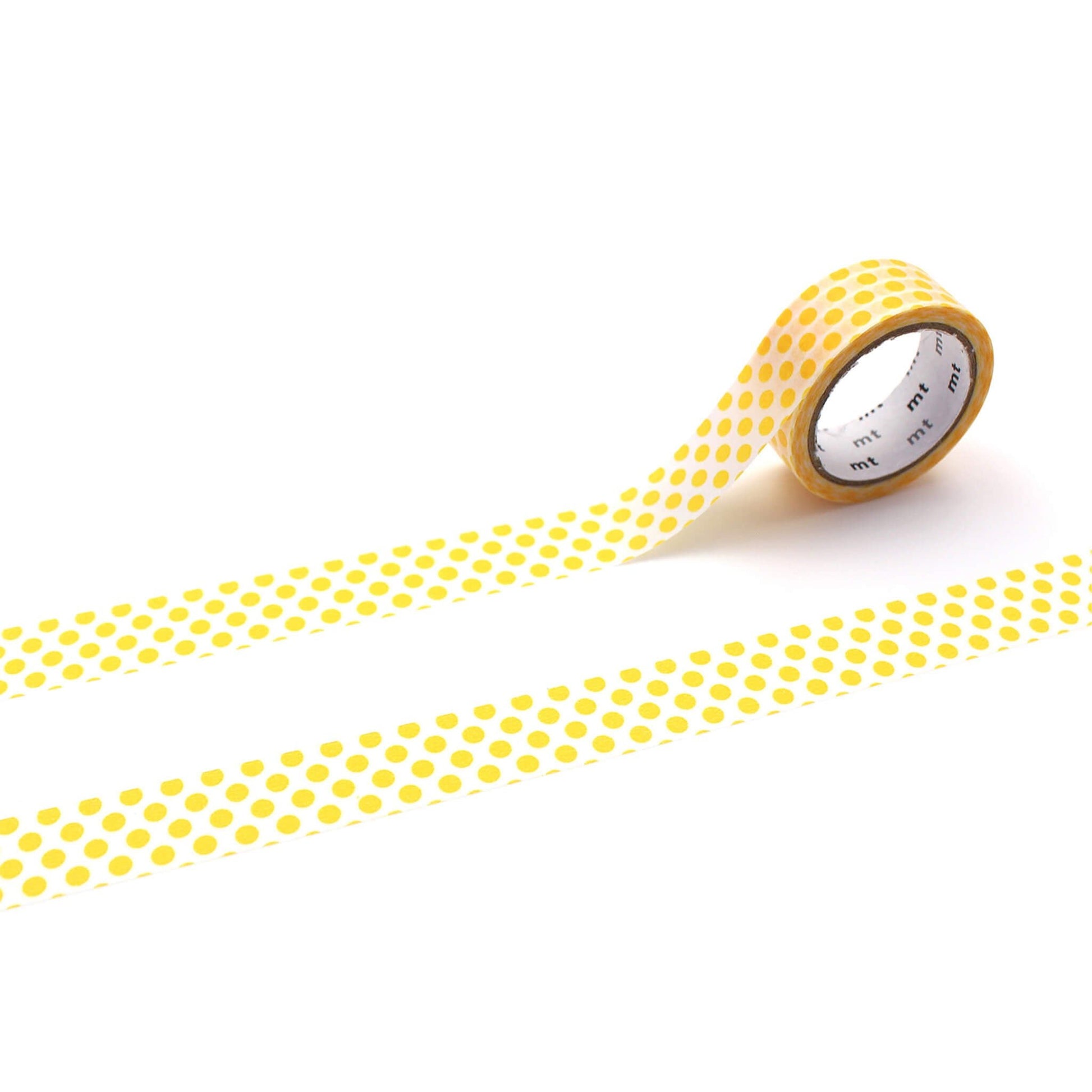 mt deco Washi Tape - Dot - Dandelion [15mm] - Washi Tapes
