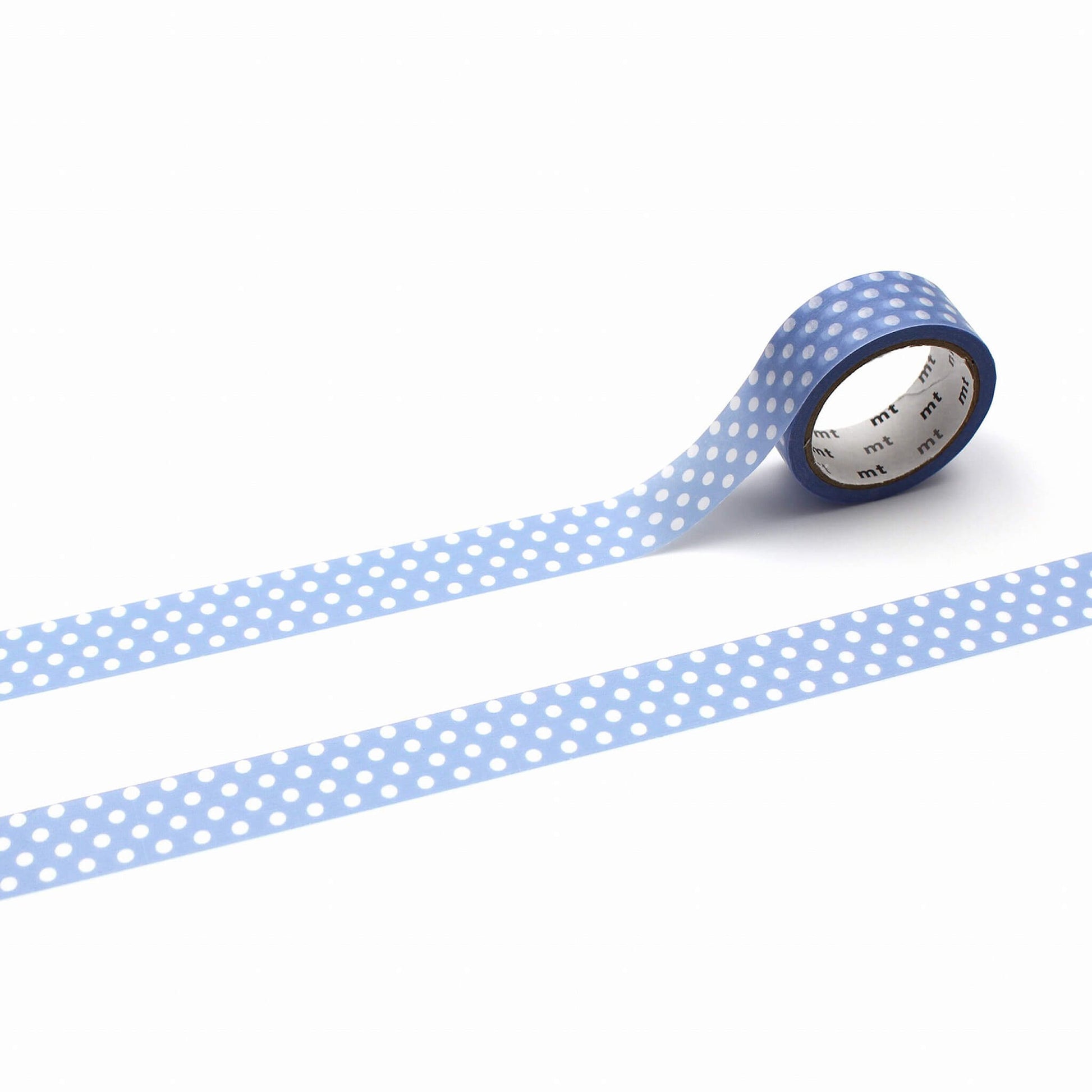 mt deco Washi Tape - Dot - Light Blue Purple [15mm] - Washi Tapes