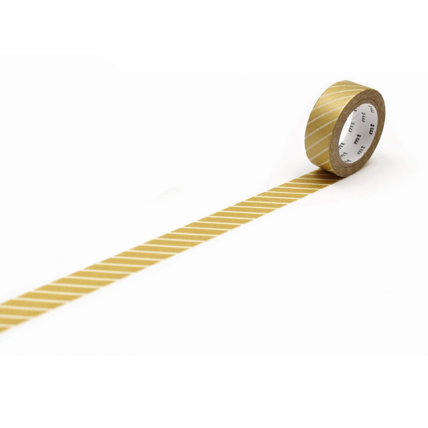 mt deco Washi Tape - Fine Stripe - Gold [15mm] - Washi Tapes
