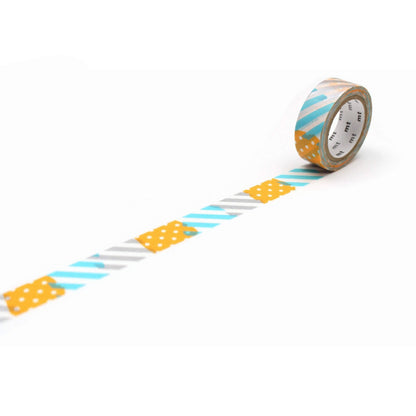 mt deco Washi Tape - Patchwork H [15mm] - Washi Tapes