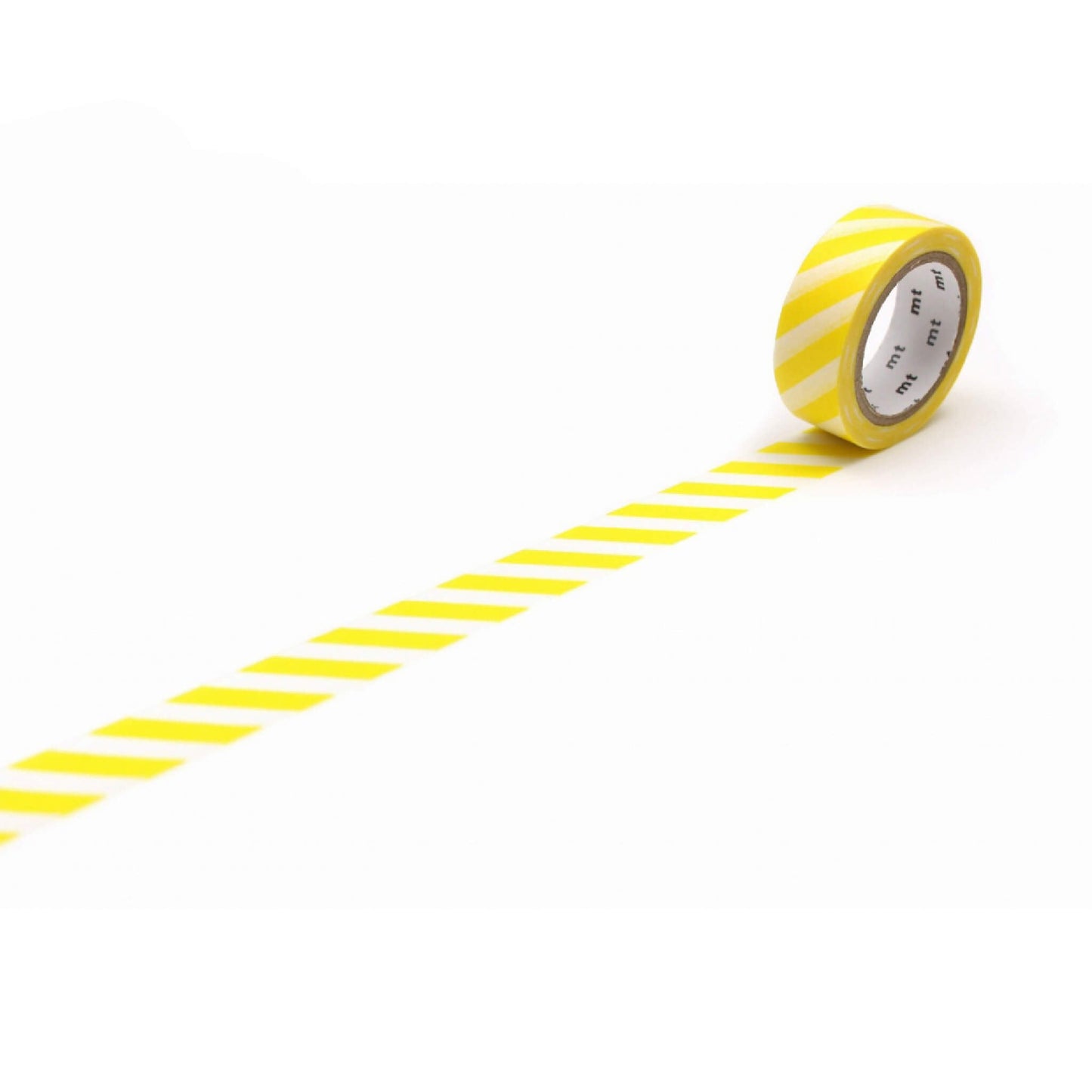 mt deco Washi Tape - Stripe - Lemon [15mm] - Washi Tapes