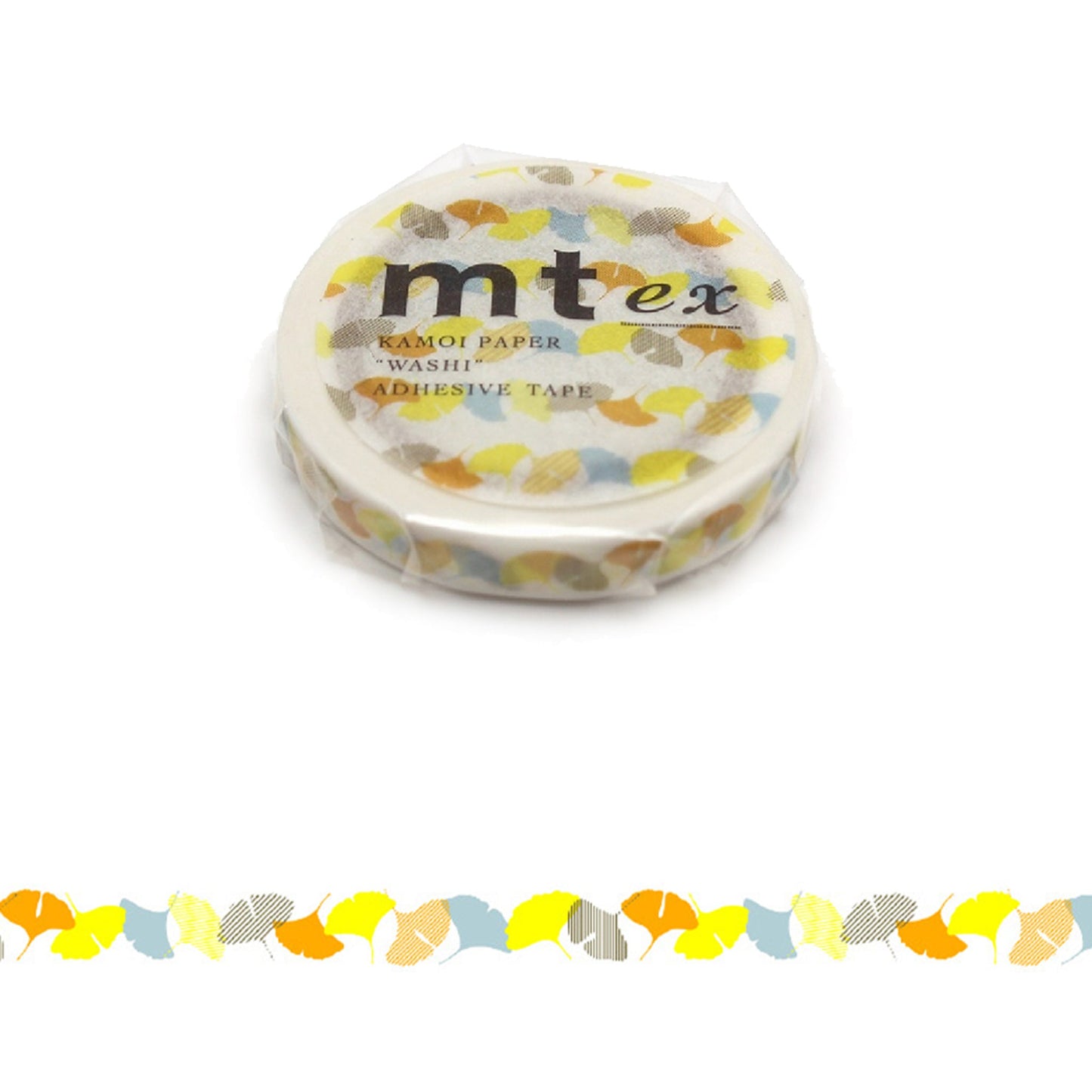 MT ex Slim Washi Tape - Ginkgo Line [7mm Width] - Washi Tapes