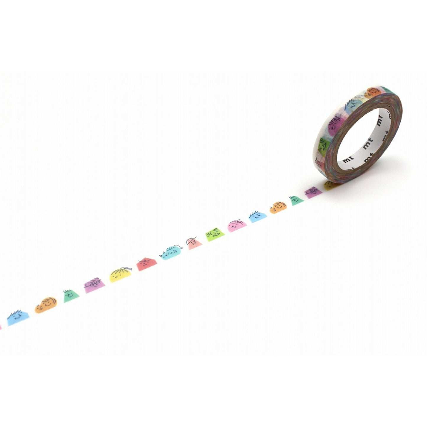 MT ex Slim Washi Tape - Half Face [7mm Width] - Washi Tapes