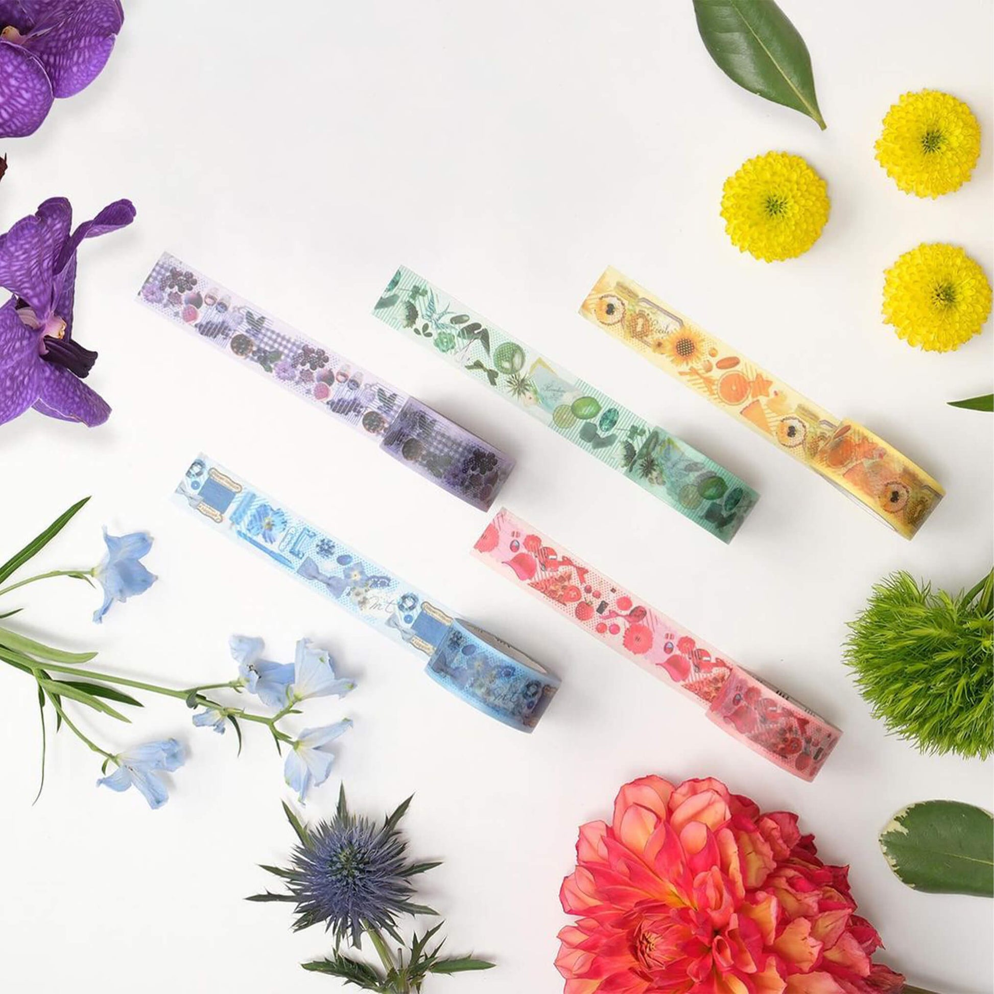 MT ex Washi Tape 2024 Spring & Summer Collection - Color Series Blue - Washi Tapes