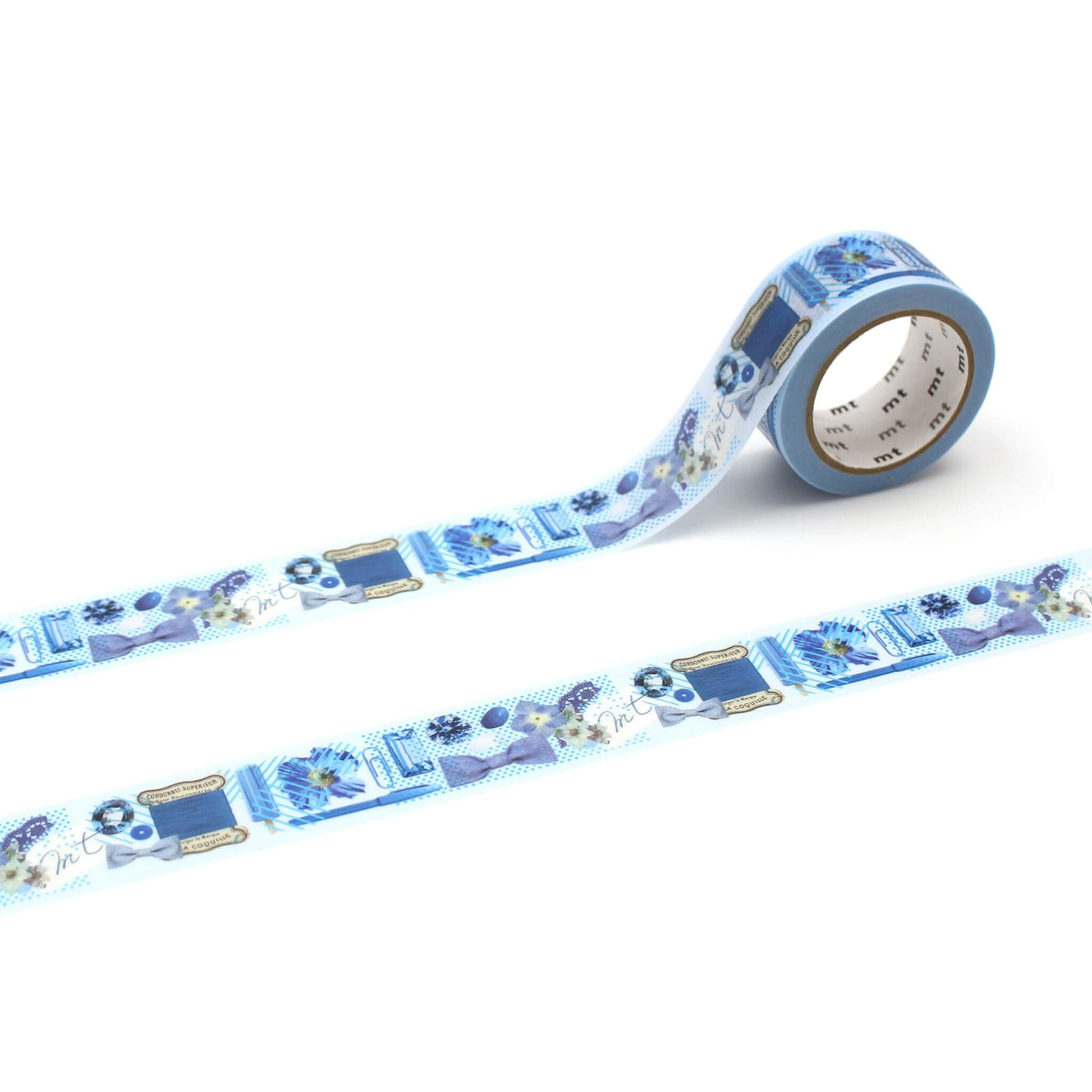 MT ex Washi Tape 2024 Spring & Summer Collection - Color Series Blue - Washi Tapes