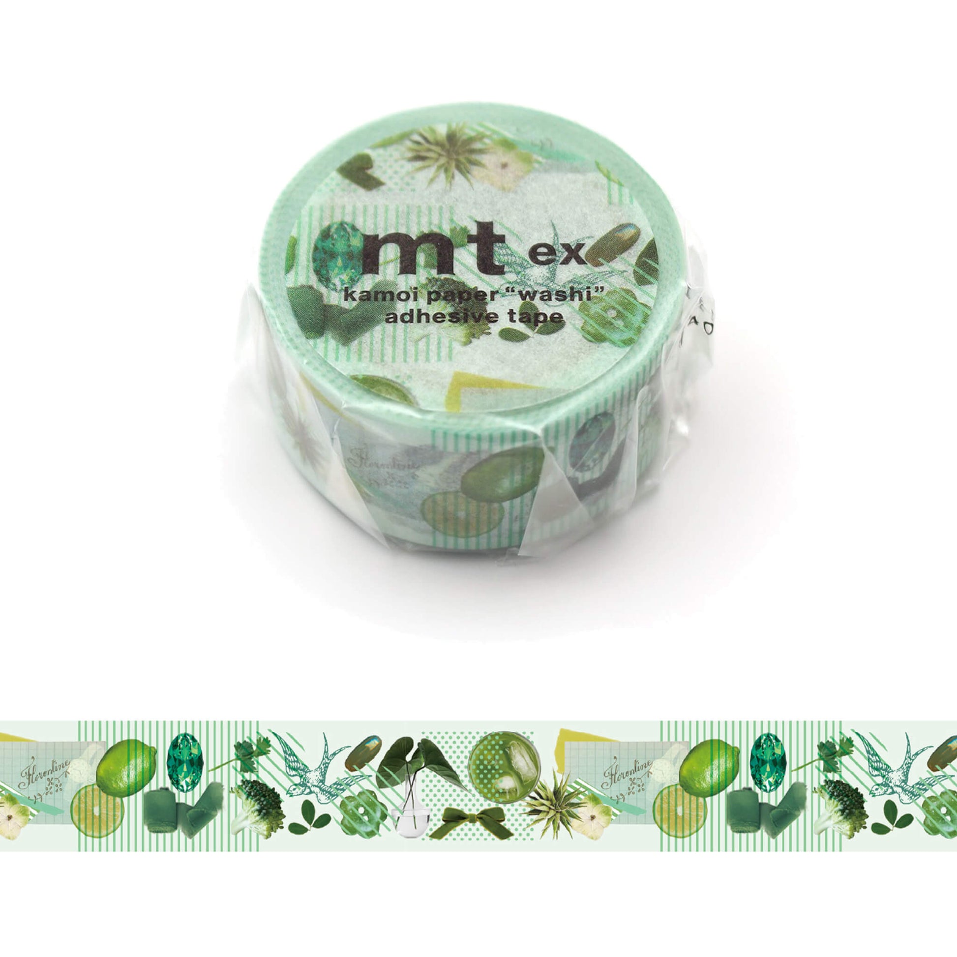 MT ex Washi Tape 2024 Spring & Summer Collection - Color Series Green - Washi Tapes