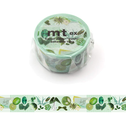 MT ex Washi Tape 2024 Spring & Summer Collection - Color Series Green - Washi Tapes