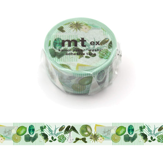 MT ex Washi Tape 2024 Spring & Summer Collection - Color Series Green - Washi Tapes