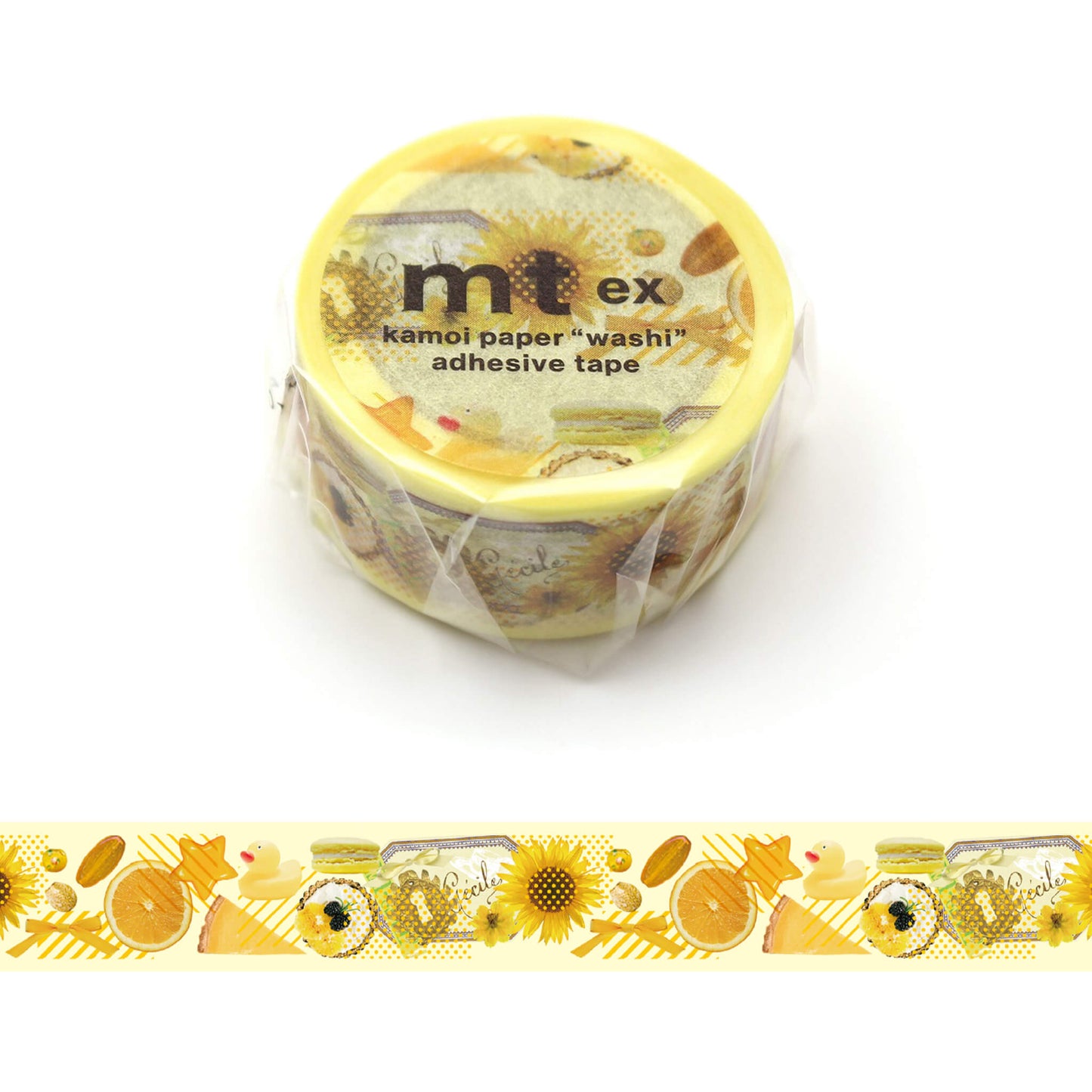 MT ex Washi Tape 2024 Spring & Summer Collection - Color Series Yellow - Washi Tapes