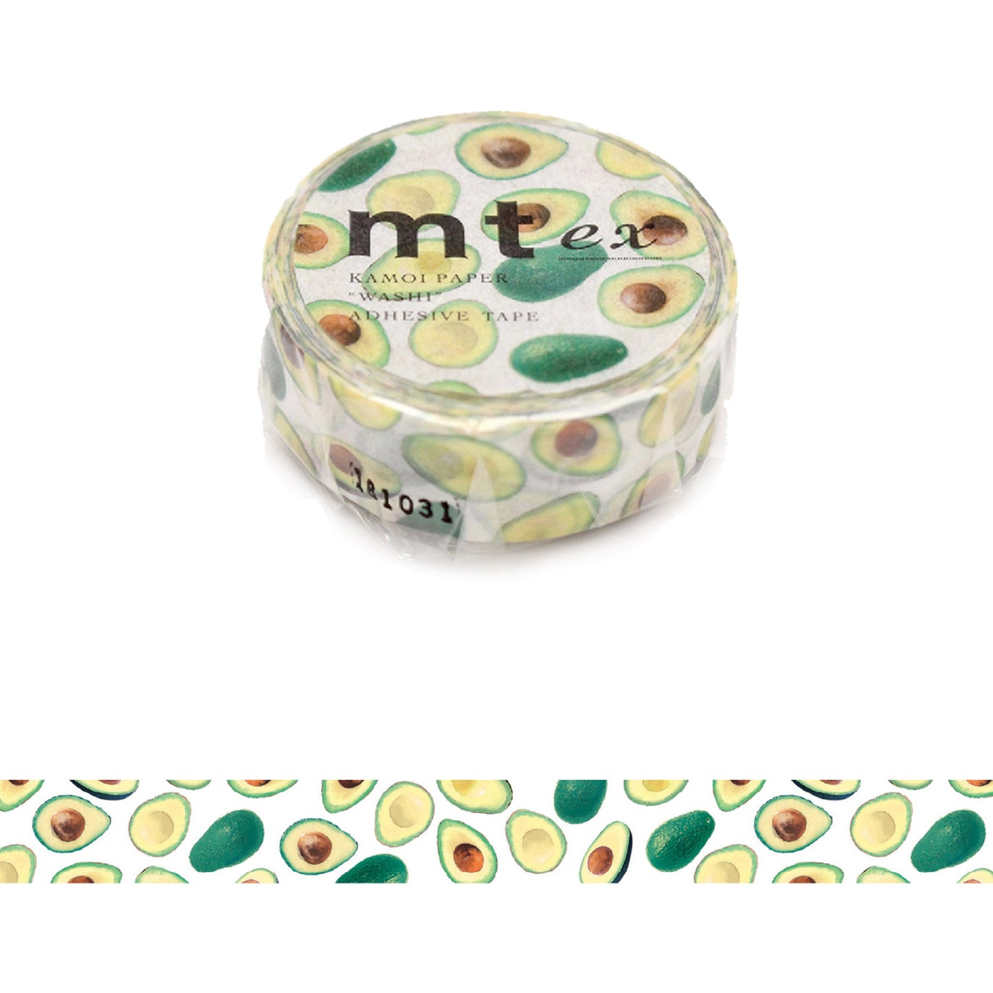 MT ex Washi Tape - Avocado [15mm Width] - Washi Tapes