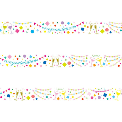 MT ex Washi Tape - Cheers [15mm Width] - Washi Tapes