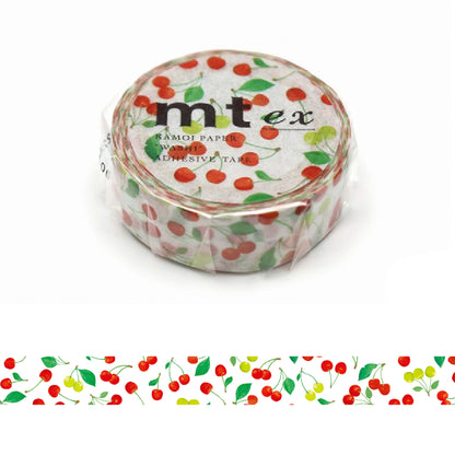mt ex Washi Tape - Cherry [15mm] - Washi Tapes