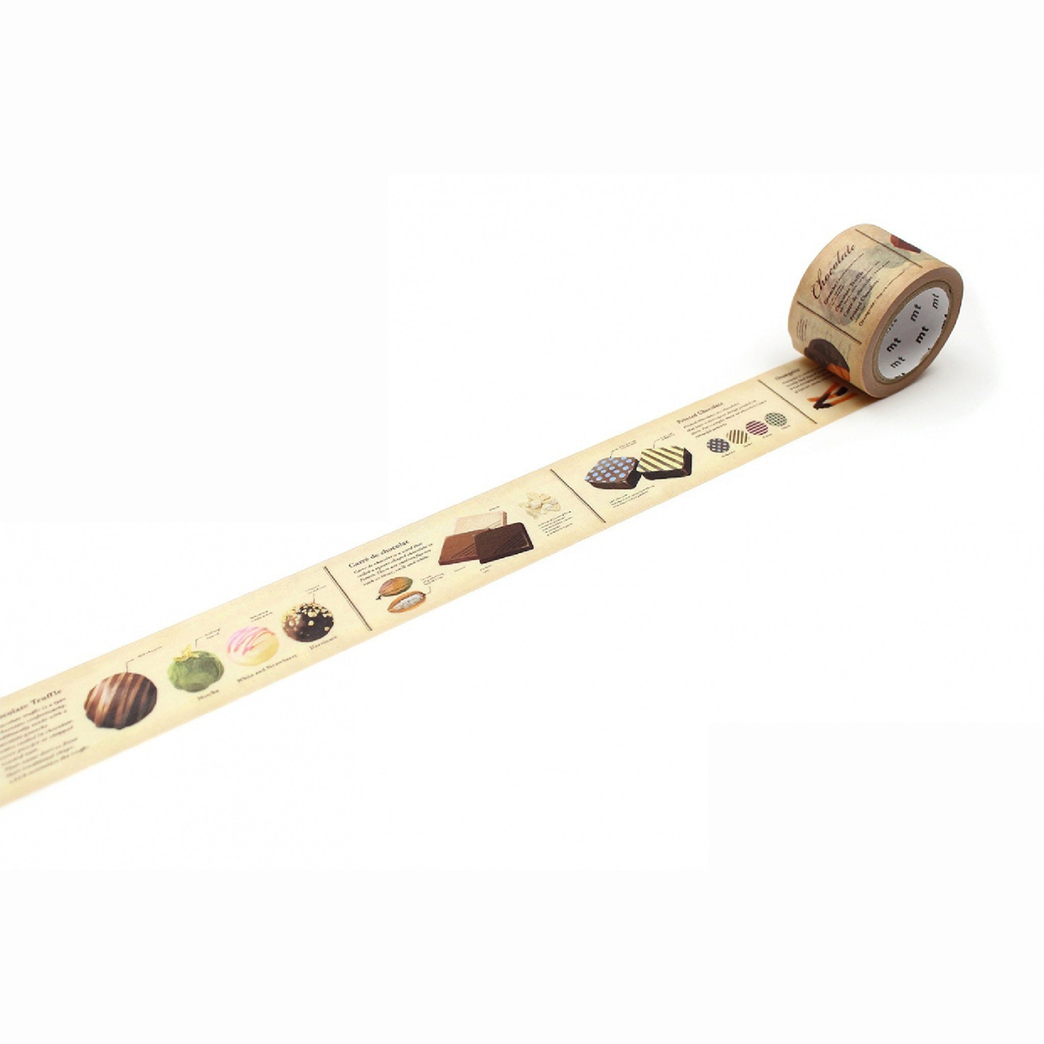 MT ex Washi Tape - Chocolate Encyclopedia [30mm Width] - Washi