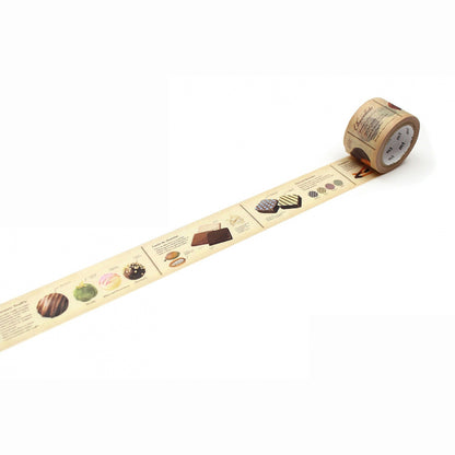 MT ex Washi Tape - Chocolate Encyclopedia [30mm Width] - Washi Tapes