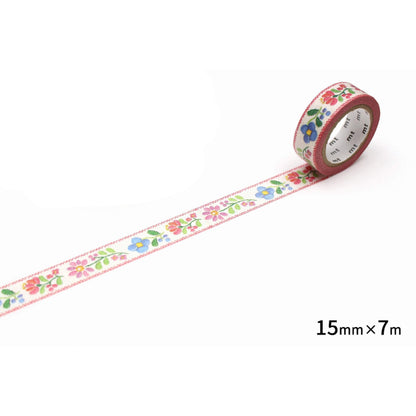 mt ex Washi Tape - Embroidery [15mm] - Washi Tapes