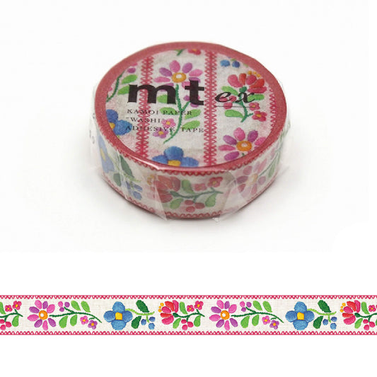 mt ex Washi Tape - Embroidery [15mm] - Washi Tapes