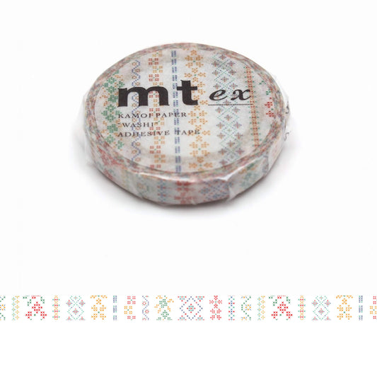 mt ex Washi Tape - Embroidery Line [7mm] - Washi Tapes