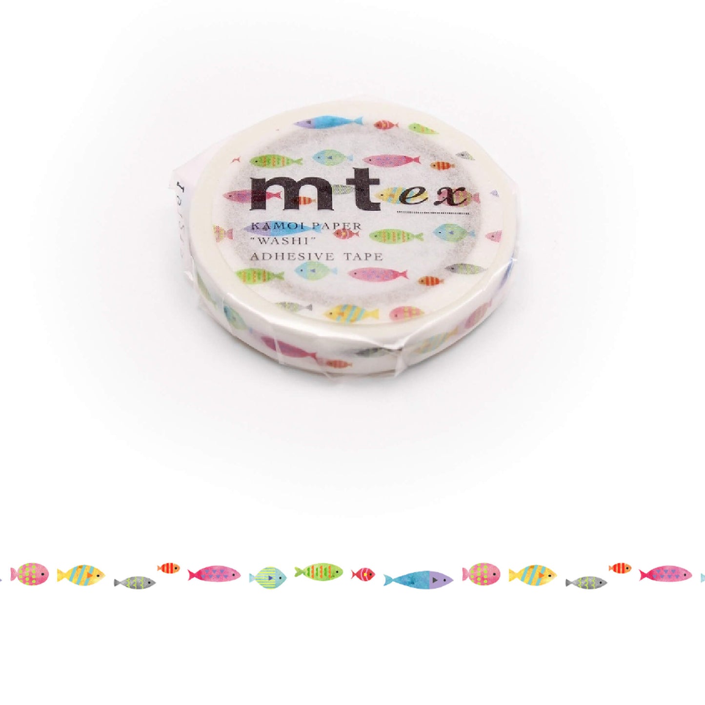 mt ex Washi Tape - Fish Line [7mm] - Washi Tapes
