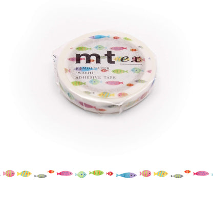 mt ex Washi Tape - Fish Line [7mm] - Washi Tapes