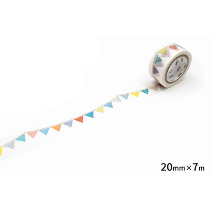 mt ex Washi Tape - Flag [20mm] - Washi Tapes