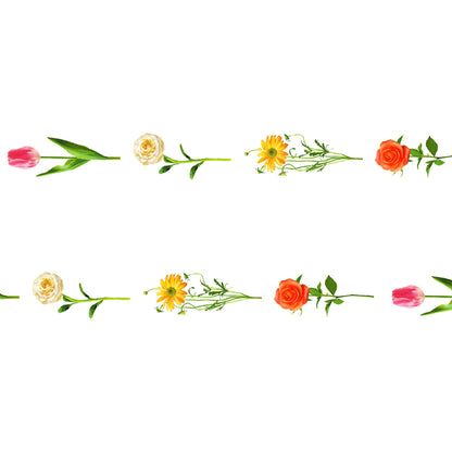 MT ex Washi Tape - Flower RR [30mm Width] - Washi Tapes