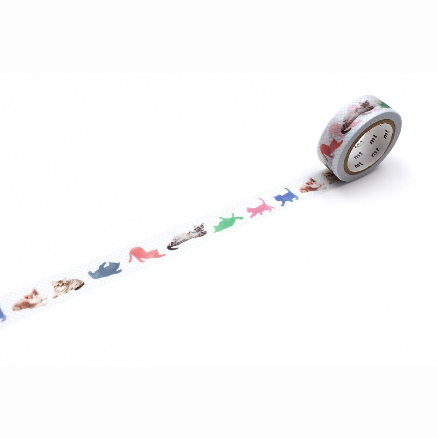 MT ex Washi Tape - Kitten [15mm Width] - Washi Tapes