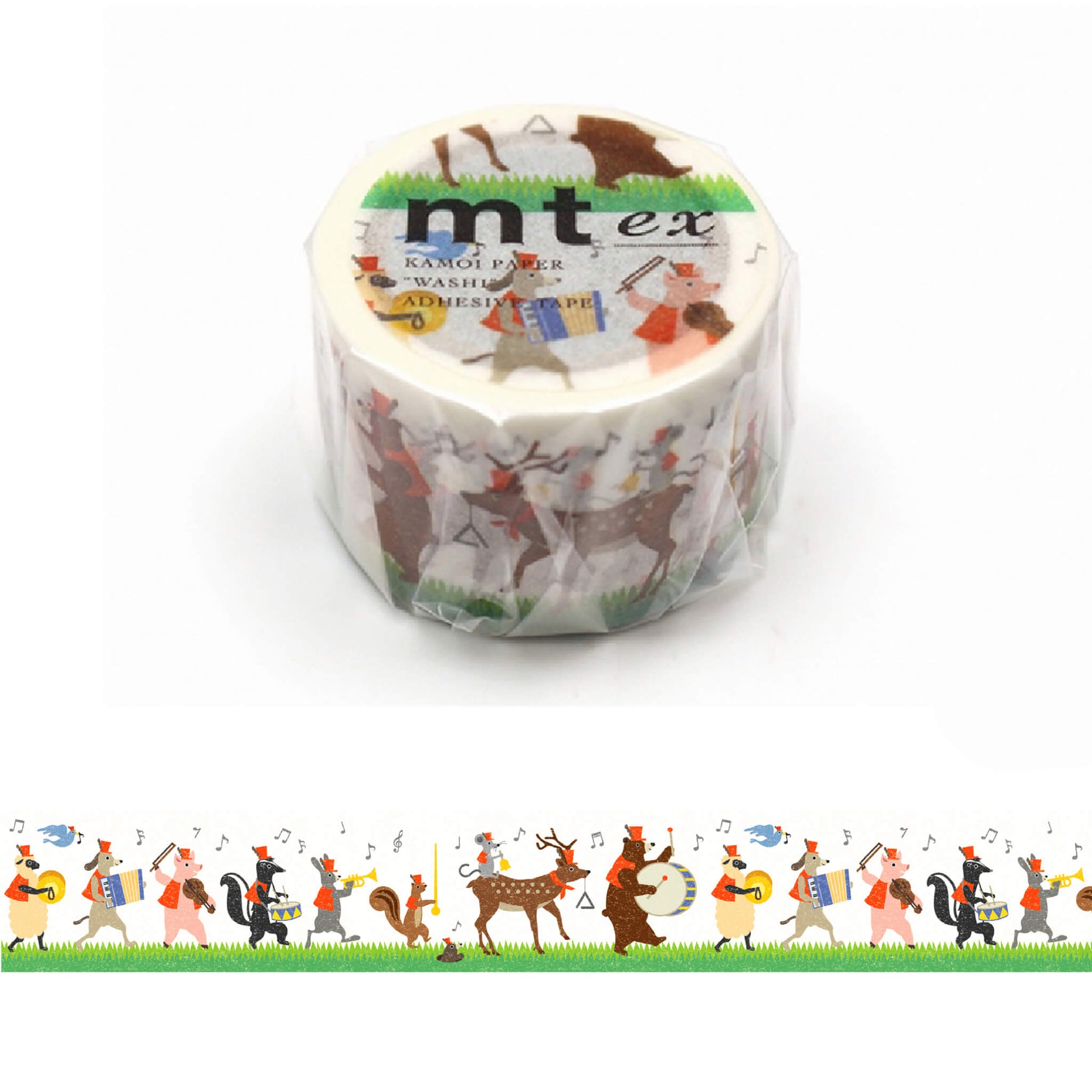 mt ex Washi Tape - Marching Band [30mm] - Washi Tapes