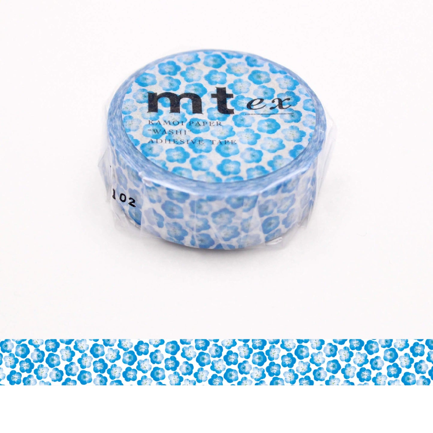 mt ex Washi Tape - Nemophila [15mm] - Washi Tapes
