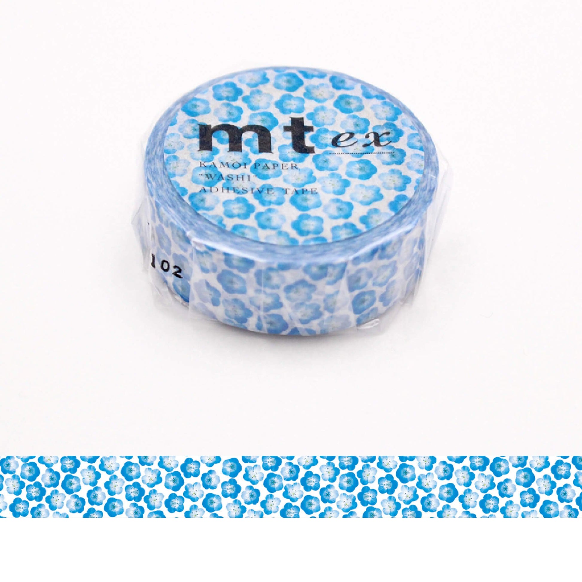mt ex Washi Tape - Nemophila [15mm] - Washi Tapes