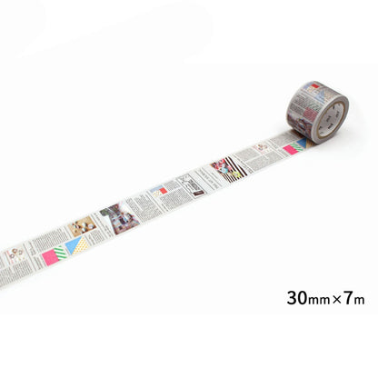 mt ex Washi Tape - Newspaper [30mm] - Washi Tapes