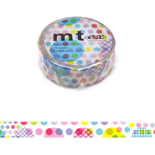 MT ex Washi Tape - Random Dot R [15mm Width] - Washi Tapes