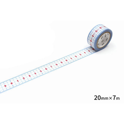 mt ex Washi Tape - Ruler [20mm] - Washi Tapes