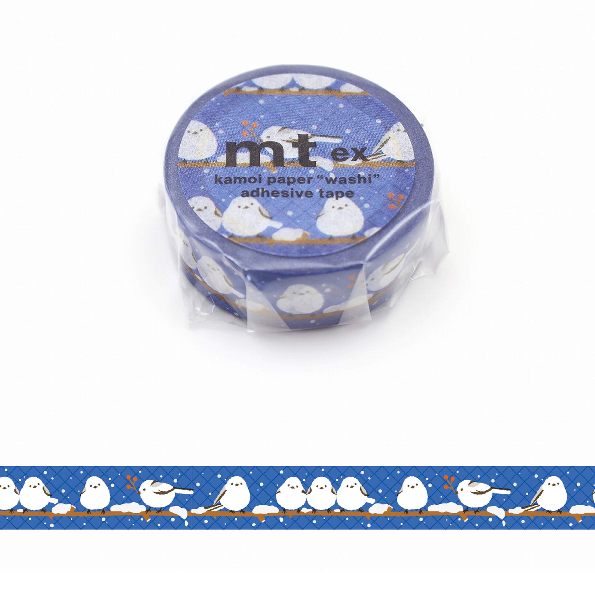 mt ex Washi Tape - Shimaenaga Winter [15mm] - Washi Tapes